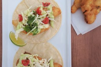 Beer Battered Fish Tacos- thaicaliente.com