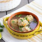 Chicken Albondigas- Mexican meatball soup