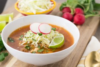 Posole Rojo from Guadalajara- Mexican Pork Stew with Hominy