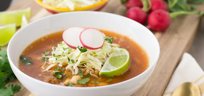 Posole Rojo from Guadalajara- Mexican Pork Stew with Hominy