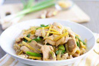 Gai Pad Khing- Thai Chicken with Ginger Stir Fry
