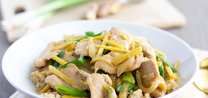 Gai Pad Khing- Thai Chicken with Ginger Stir Fry