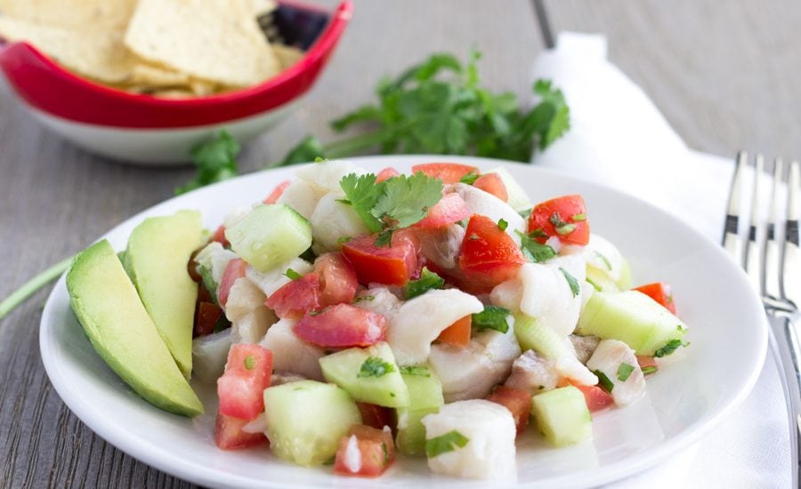 Ceviche de Pescado Mexican Fish Ceviche