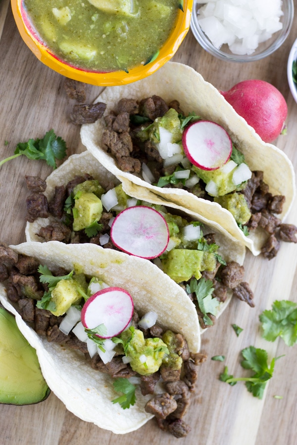 Easy Carne Asada Street Tacos