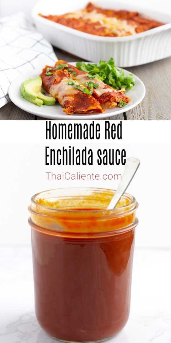 Homemade Red Enchilada Sauce- ThaiCaliente.com
